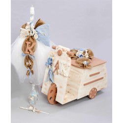 ΠΑΚΕΤΟ ΒΑΠΤΙΣΗΣ ΓΙΑ ΑΓΟΡΑΚΙ ΜΗΧΑΝΑΝΙ ΜΕ ΡΟΥΧΟ Carousel ΠΚ-128