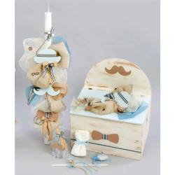 ΠΑΚΕΤΟ ΒΑΠΤΙΣΗΣ ΓΙΑ ΑΓΟΡΑΚΙ ΜΟΥΣΤΑΚΙ ΜΕ ΡΟΥΧΟ Carrousel ΠΚ-209