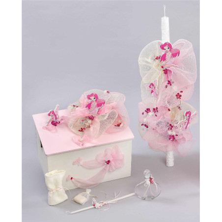 ΠΑΚΕΤΟ ΒΑΠΤΙΣΗΣ ΓΙΑ ΚΟΡΙΤΣΑΚΙ ΤΙΝΚΕΡΜΠΕΛ ΜΕ ΡΟΥΧΟ Carousel ΠΚ-104