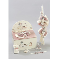 ΠΑΚΕΤΟ ΒΑΠΤΙΣΗΣ ΓΙΑ ΚΟΡΙΤΣΑΚΙ ΕΛΑΦΑΚΙ ΜΕ ΡΟΥΧΟ Carousel ΠΚ-114