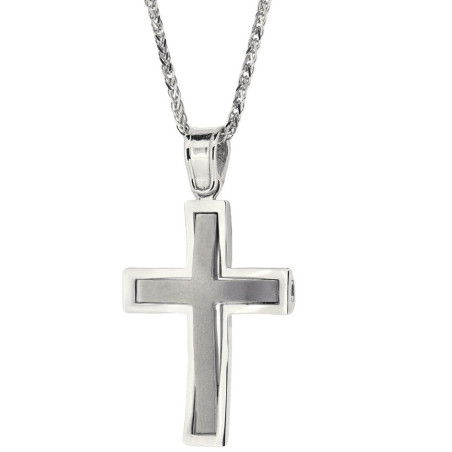 Λευκοχρυσος Σταυρός για Αγόρι 14 Καρατίων