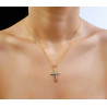 Χρυσός γυναικείος σταυρός 14 Καρατίων