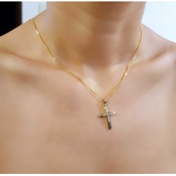 Χρυσός γυναικείος σταυρός 14 Καρατίων