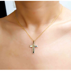 Χρυσός γυναικείος σταυρός 14 Καρατίων