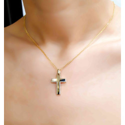 Χρυσός γυναικείος σταυρός 14 Καρατίων