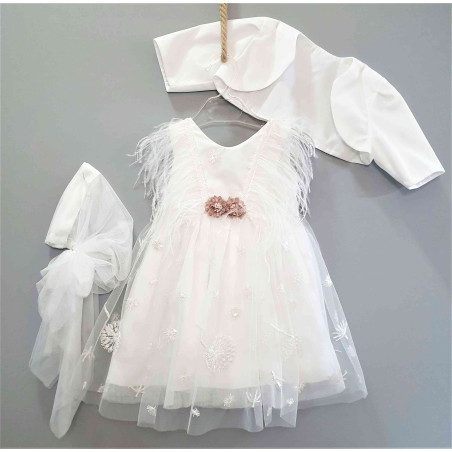 Βαπτιστικό Ρούχο για Κορίτσι Carousel