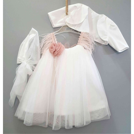 Βαπτιστικό Ρούχο για Κορίτσι Carousel