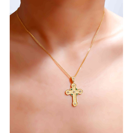 Χρυσός γυναικείος σταυρός 14 Καρατίων