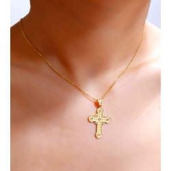 Χρυσός γυναικείος σταυρός 14 Καρατίων