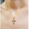 Χρυσός γυναικείος σταυρός 14 Καρατίων
