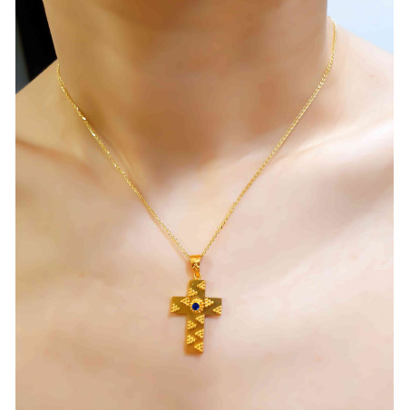 Χρυσός γυναικείος σταυρός 14 Καρατίων