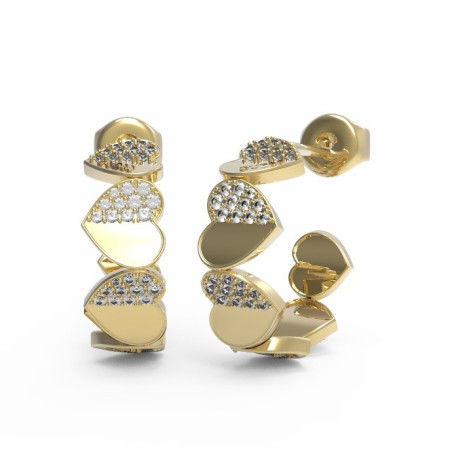 Σκουλαρίκια γυναικεία GUESS από Ανοξείδωτο ατσάλι