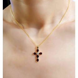 Χρυσός γυναικείος σταυρός 14 Καρατίων