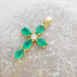 Χρυσός γυναικείος σταυρός 14 Καρατίων