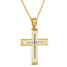 Χρυσός γυναικείος σταυρός με αλυσίδα 14 Καρατίων