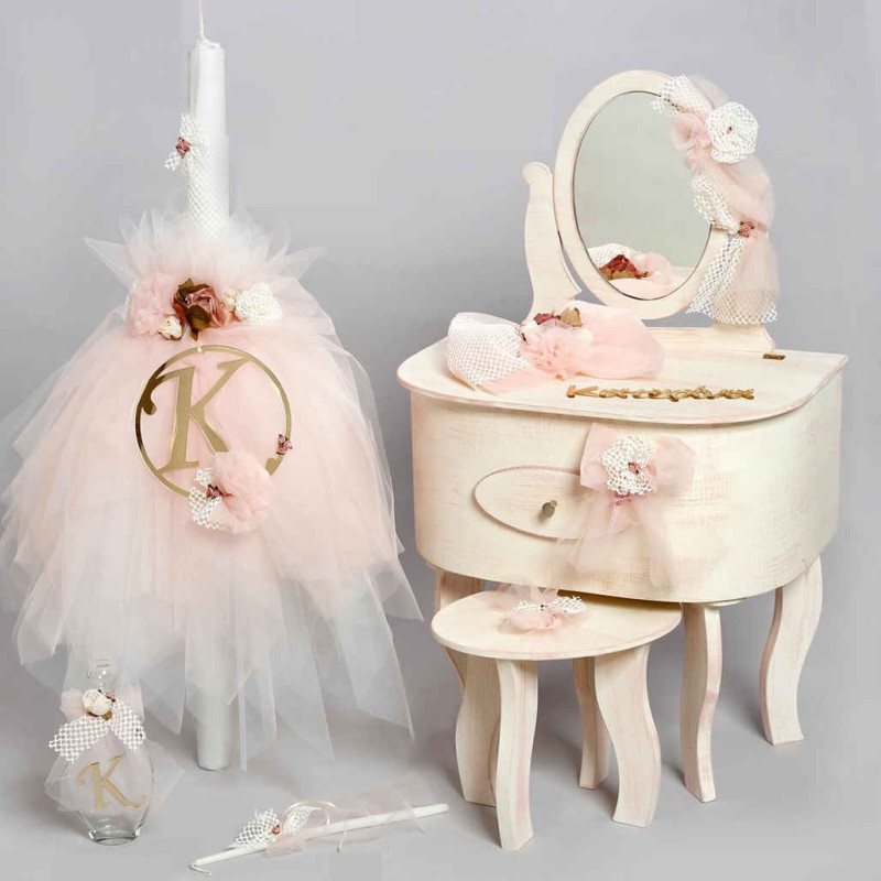 ΣΕΤ ΒΑΠΤΙΣΗΣ ΓΙΑ ΚΟΡΙΤΣΑΚΙ ΛΟΥΛΟΥΔΑΚΙΑ ΚΑΙ ΟΝΟΜΑ Ζ40-275