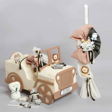 ΠΑΚΕΤΟ ΒΑΠΤΙΣΗΣ ΓΙΑ ΑΓΟΡΑΚΙ ΤΖΙΠ ΖΟΥΓΚΛΑ SAFARI Carrousel 10τμχ ΠΚ-124