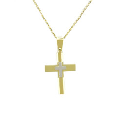 χρυσός Σταυρός για Αγόρι 14 Καρατίων 