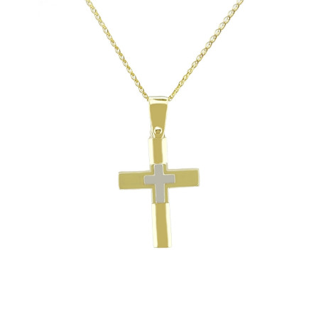 χρυσός Σταυρός για Αγόρι 14 Καρατίων 