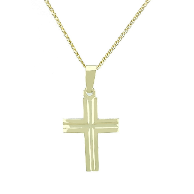 χρυσός Σταυρός για Αγόρι 14 Καρατίων 