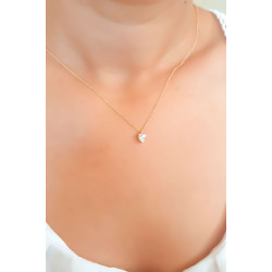 Κολιέ χρυσό 14 καρατίων καρδούλα