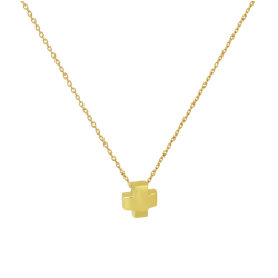 Κολιέ Χρυσό 9 καρατίων σταυρουδάκι