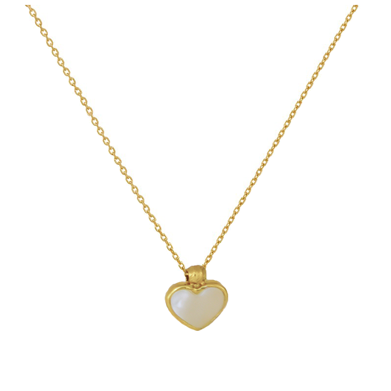 Κολιέ χρυσό 9 καρατίων καρδιά
