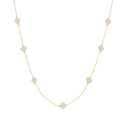 Κολιέ χρυσό 14 καρατίων με σταυρουδάκια