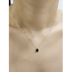 Κολιέ χρυσό 9 καρατίων δάκρυ