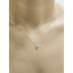 Κολιέ χρυσό 14 καρατίων ματάκι