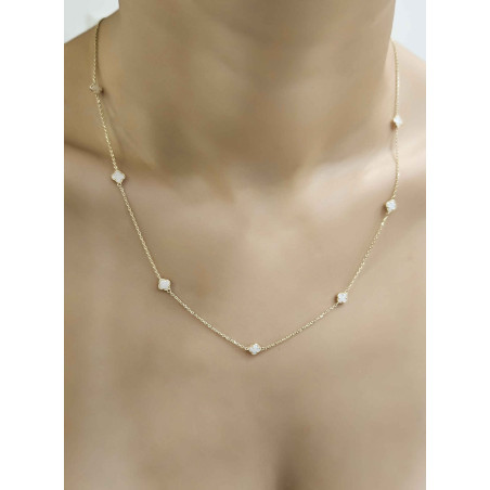 Κολιέ χρυσό 14 καρατίων με σταυρουδάκια