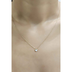 Κολιέ χρυσό 9 καρατίων καρδιά