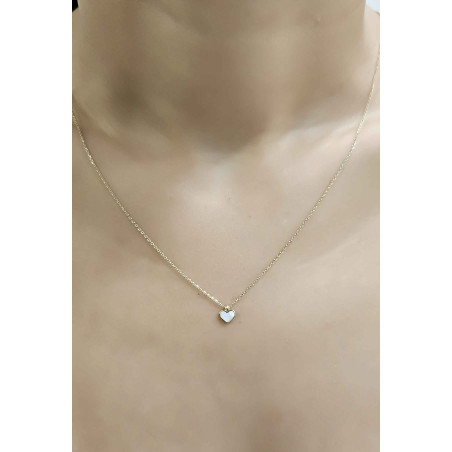 Κολιέ χρυσό 9 καρατίων καρδιά