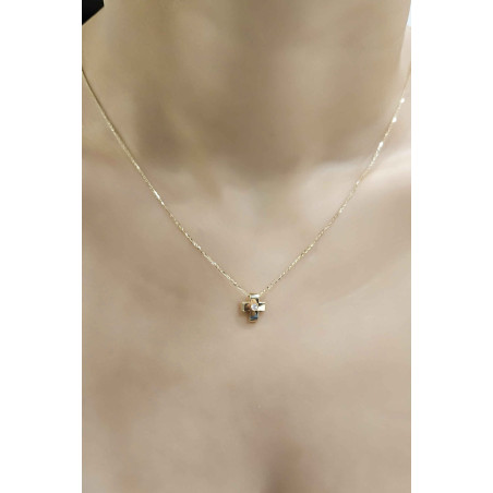 Κολιέ Χρυσό 9 καρατίων σταυρουδάκι