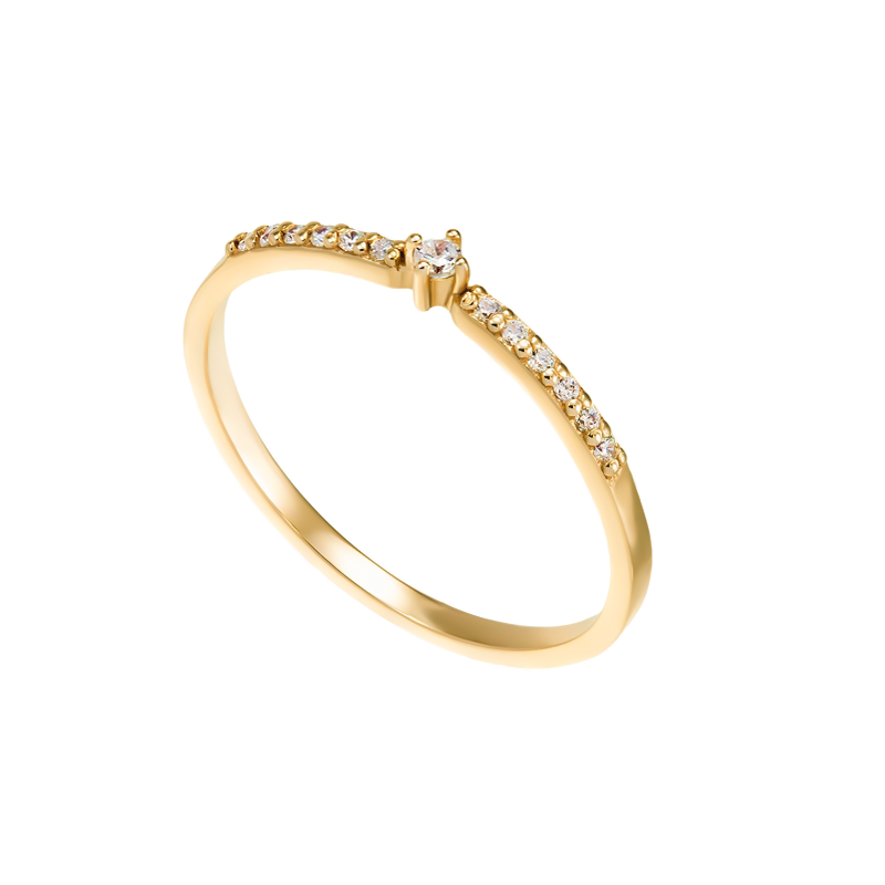 Δαχτυλίδι από χρυσό 14 καρατίων