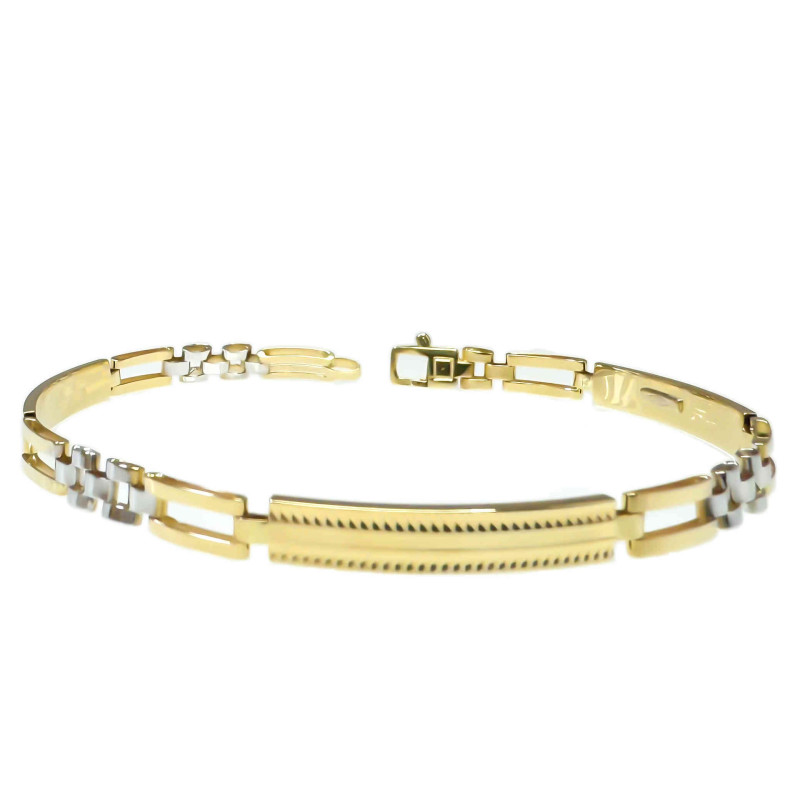 Βραχιόλι Χειροπέδα Χρυσό 14 Καρατιών