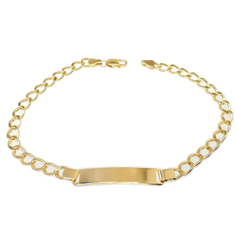 Βραχιόλι χειροπέδα Λευκόχρυσο 14 καρατίων