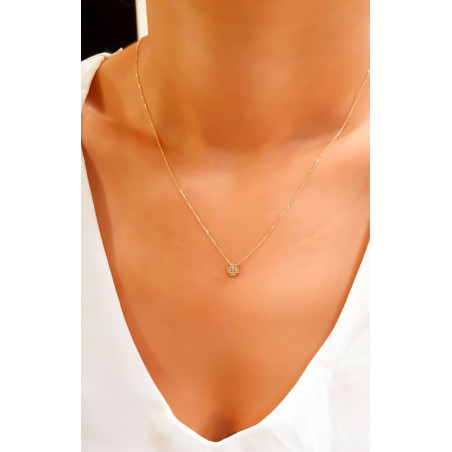 Κολιέ χρυσό 14 καρατίων σταυρουδάκι