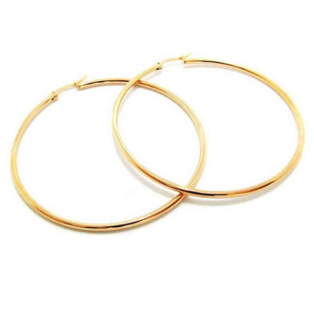 Σκουλαρίκια Κρίκοι απο 14 Καρατίων