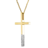 Χρυσός γυναικείος σταυρός 14 Καρατίων