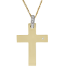 Χρυσός γυναικείος σταυρός 14 Καρατίων