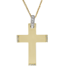 Χρυσός γυναικείος σταυρός 14 Καρατίων