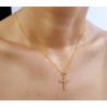 Χρυσός γυναικείος σταυρός 14 Καρατίων