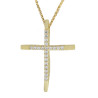 Χρυσός γυναικείος σταυρός 14 Καρατίων