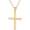 Χρυσός Ανδρικός σταυρός με αλυσίδα 14 Καρατίων