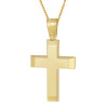 Χρυσός Ανδρικός σταυρός με αλυσίδα 14 Καρατίων