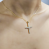 Χρυσός γυναικείος σταυρός 14 Καρατίων