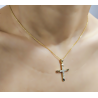 Χρυσός γυναικείος σταυρός 14 Καρατίων