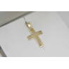 Χρυσός Ανδρικός σταυρός με αλυσίδα 14 Καρατίων