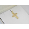 Χρυσός Ανδρικός σταυρός με αλυσίδα 14 Καρατίων